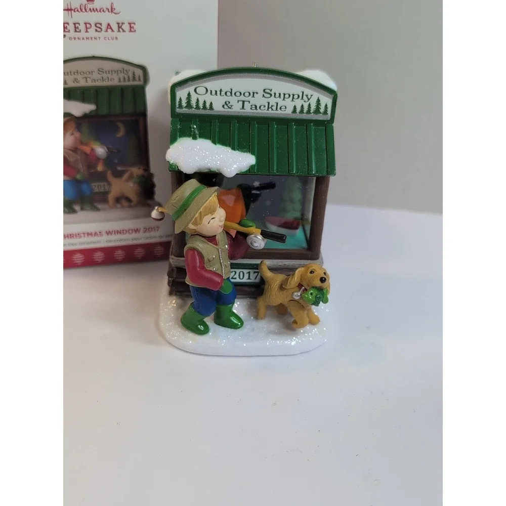 Hallmark Christmas Window 2017 KOC Keepsake outdoor supply and tackle fishing